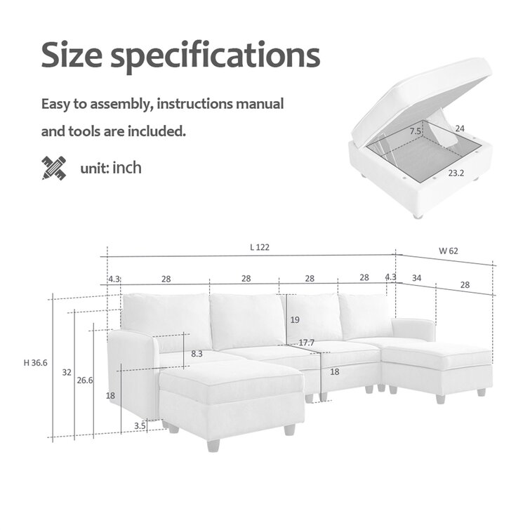 Damacio sectional deals